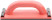 Grater d/ sandpaper.bum. plastic with metalwith a clamp of 230x80 mm