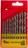 Set of polished metal HSS drills, 13 pcs. (1,5-2-2,5-3-3,2-3,5-4-4,5-4,8-5-5,5-6-6,5 mm)