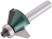 Cone edge milling cutter with bearing DxHxL=30x12x57,3mm