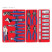 Set of tools "LEADER" in a blue cart, 270 items MASTER 52-06270B