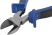 Side cutters "One" two-tone rubberized handles, 180 mm polished steel