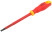 Insulated screwdriver 1000 V, CrV steel, rubberized handle 5.5x125 mm SL