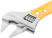 Adjustable wrench "Ultra", CrV, shortened, ground. narrow lips, scale, extra magnification.Grip 140 mm (30 mm)