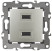 12-4110-15 ЭРА Устройство зарядное USB, 230В/5В-2100мА, IP20, Эра12, перламутр
