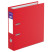 Folder-recorder Berlingo "Hyper", 80 mm, bumvinyl, with karma. on the spine, the lower metal. edging, red