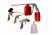 A set of painting tools for the Villager VAT-S5 5/1 compressor