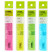 15cm STAMM ruler, plastic, with wavy edge, transparent, neon colors, assorted, European weight
