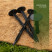 Garden pegs for fixing geotextiles, films, spunbond, geoplastboard, 15 cm, set of 20 pcs., black