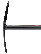 Двузубая мотыжка с двухкомпонентной рукояткой и длинным металлическим стержнем, 455 мм