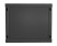 TWL-1266-SR-RAL9005 Шкаф настенный 19-дюймовый (19"), 12U, 650x600х600мм, металлическая дверь, несъемные стенки, 1 пара профилей, цвет черный (RAL 9005) (собранный)