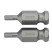 Bits for screws with hex socket, 17x38 mm, 2 pcs