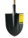 A pointed digging shovel with a wooden handle 1200 mm LKOCH1