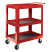 Тележка открытая, 3 полки, красная МАСТАК 520-33720R