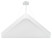 Светильник LED ЭРА Geometria SPO-151-W-40K-030 Delta 30Вт 4000К 3000Лм IP40 600*80 белый подвесной драйвер внутри