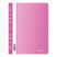The folder is a plastic folder. Berlingo "Neon", A4, 180 microns, neon pink
