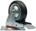 Swivel wheel bearing with brake RAD AB 75