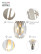 Wall Lamp Rivoli Meike 4080-402 Wall Lamp 2 Xe14 40W Design