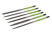 Set of fillets, 6 pcs., Ø 4 mm, length 160 mm.
