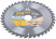 Circular saw blade for wood saws 216 x 32 x 40T + ring 32/30
