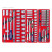 Set of tools "START" in a red cart, 161 items MASTER 52-05161R