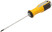 Screwdriver "Start", CrV steel, rubberized handle 3x100 mm PH0