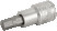 1/2" Socket head for screws with hex socket 7 mm 7809M-7