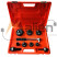 PLM-60 MALIEN mechanical sheet metal punch with a set of punch shapes: 22.5 mm; 28.3 mm; 34.6 mm; 43.2 mm; 49.6 mm; 61.5 mm