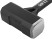 Forged all-metal sledgehammer, plastic rubberized handle 1 kg