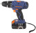 MAX-PRO Cordless Screwdriver 14.4 V; 0-350/0-1250 rpm; 10 mm; 28 Nm; 2 batteries (Li-Ion) x1.5 Ah; 15+1; 1 hour; speed control; rubber