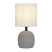 Rivoli Sheron 7044-501 Table Lamp 1 * E14 40W ceramic grey with lampshade