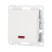 Switch 1-cl., with indicator (circuit 1L) 16 A, 250 B (white) LK60