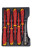 Felo Set of dielectric screwdrivers SL/PH/PZ Ergonic E-Slim, screwdriver network voltage tester in a case, 7 pcs 41380736