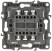 Switch ERA Series 12 12-1112-06 Crossover Double, 10AH-250V, Black