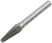 Carbide Pro ball, pin 6 mm, conical with rounding