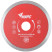 Diamond solid cutting disc (wet cutting), for working with tiles, 125x2.1x7.2x22.2 mm