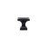 Pen meb. button met. SQUARE, matte black, AKS