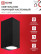 Светильник уличный настенный двусторонний НБУ CUBE-2хGU10-BL алюминиевый черный IP54 IN HOME