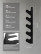 Wall-mounted tool holder (set of 4 straps + 8 fasteners)