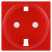 Socket cover ERA Series 12 12-6301-23 for 12-2101, 12-2102, 14-2101, 14-2102 replaceable, red