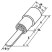 Flat pin, insulated 1.5-2.5, nylon (pack.100 pcs)