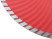 Diamond cutting disc "Turbo-wave" (dry and wet cutting) 230x2.8x7.5x22.2 mm
