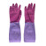 Перчатки резиновые с удлинённой манжетой ароматизированные Рози YORK (L) NEW