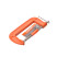 G-shaped reinforced clamp, 100 mm// HARDEN