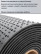 Floor covering rolled "Step", 1000x10500x10mm, black