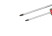 Screwdriver with three-component handle RZ2×100 mm