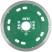 Diamond solid cutting disc (dry and wet cutting), for tiles and porcelain stoneware, 125x1.1x8.0x22.2 mm