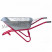 110l Construction MI wheelbarrow (red) (without wheel / single-wheeled)