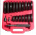 A set of mandrels for pressing bearings, bushings, oil seals 70-150mm 21 items in a JTC case