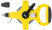Geodetic tape measure, steel tape, yellow open plastic case, rubberized handle 50 m