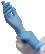 Puretech Neutrino nitrile gloves with textures. fingers 24cm, L, blue, 50 pairs/pack G1053